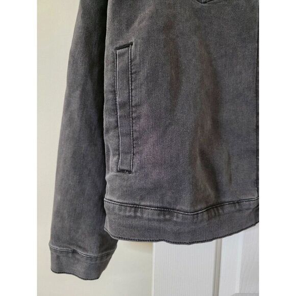 Mugsy Jeans Denim Jacket ACES Dark Grey XXL NWOT - Picture 5 of 11